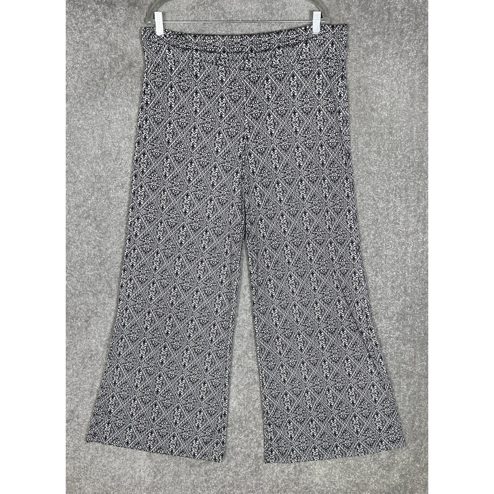 The Magic Of Stevie & Lindsay Wide Flare Leg Pants Womens Sz 1X Stretch Pull On